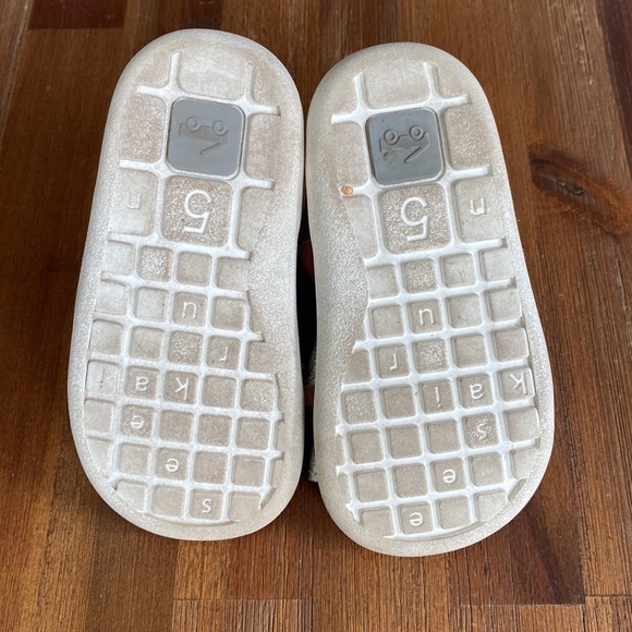 See Kai Run Sparkle Gladiator Sandals size 5c Silver/Blush - Picture 4 of 4